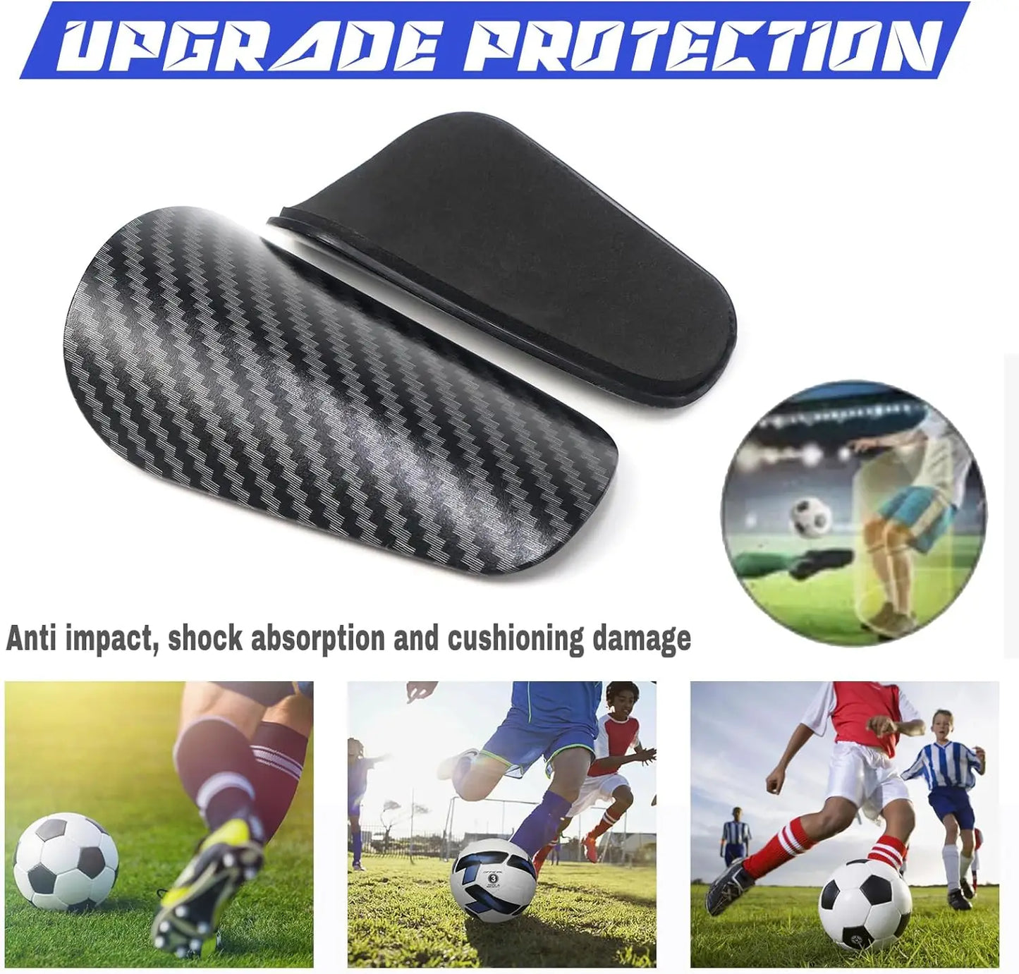 Mini Shin Guards Soccer Comfortable Small Tiny Football Shin Pads,Soccer Shin Guards for Men,Women,Kids,Boys,And Girls