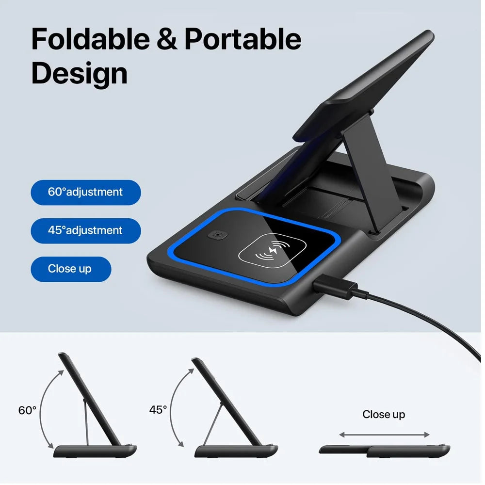 Ultimate 3-in-1 Wireless Charging Station