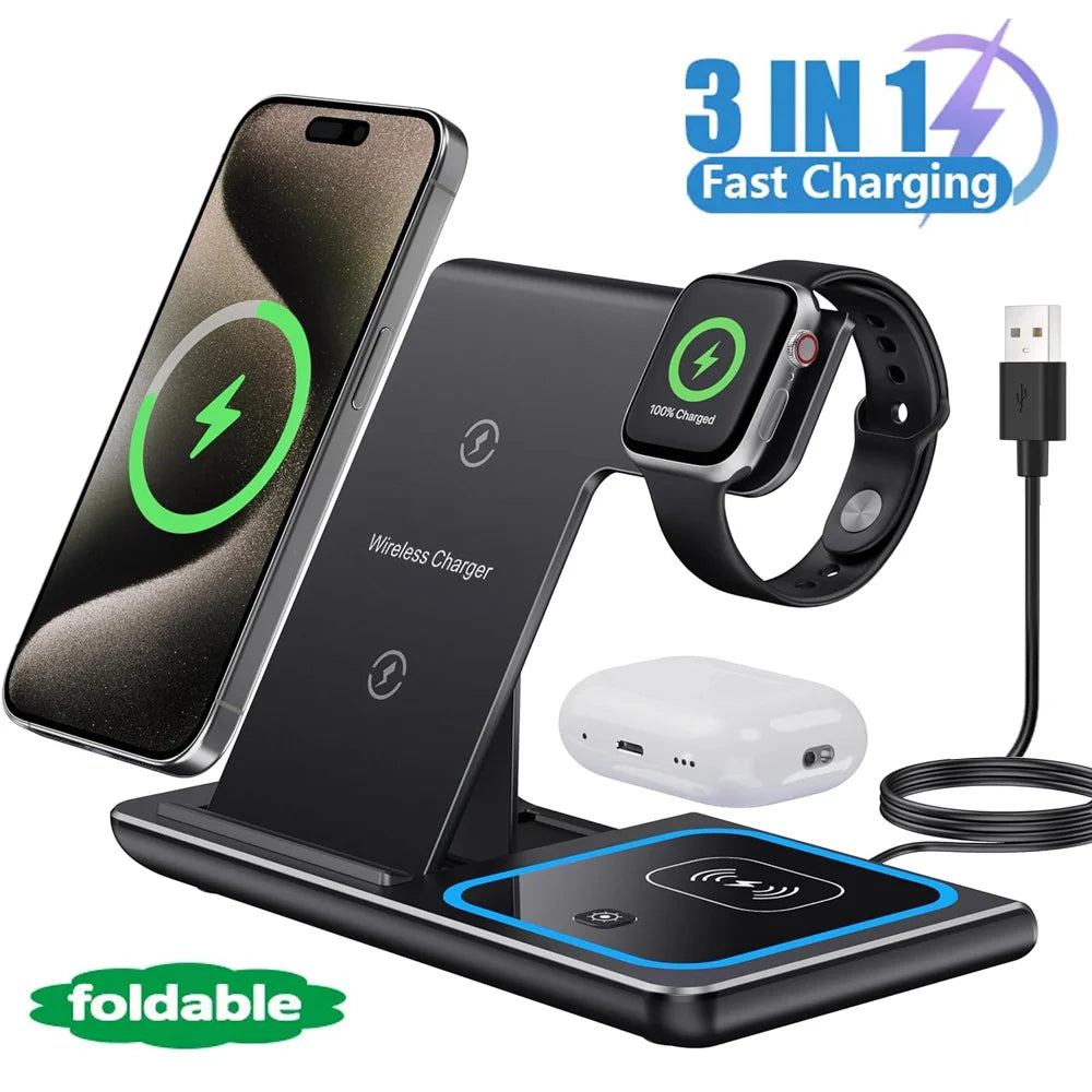 Ultimate 3-in-1 Wireless Charging Station