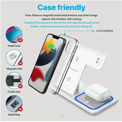 Ultimate 3-in-1 Wireless Charging Station