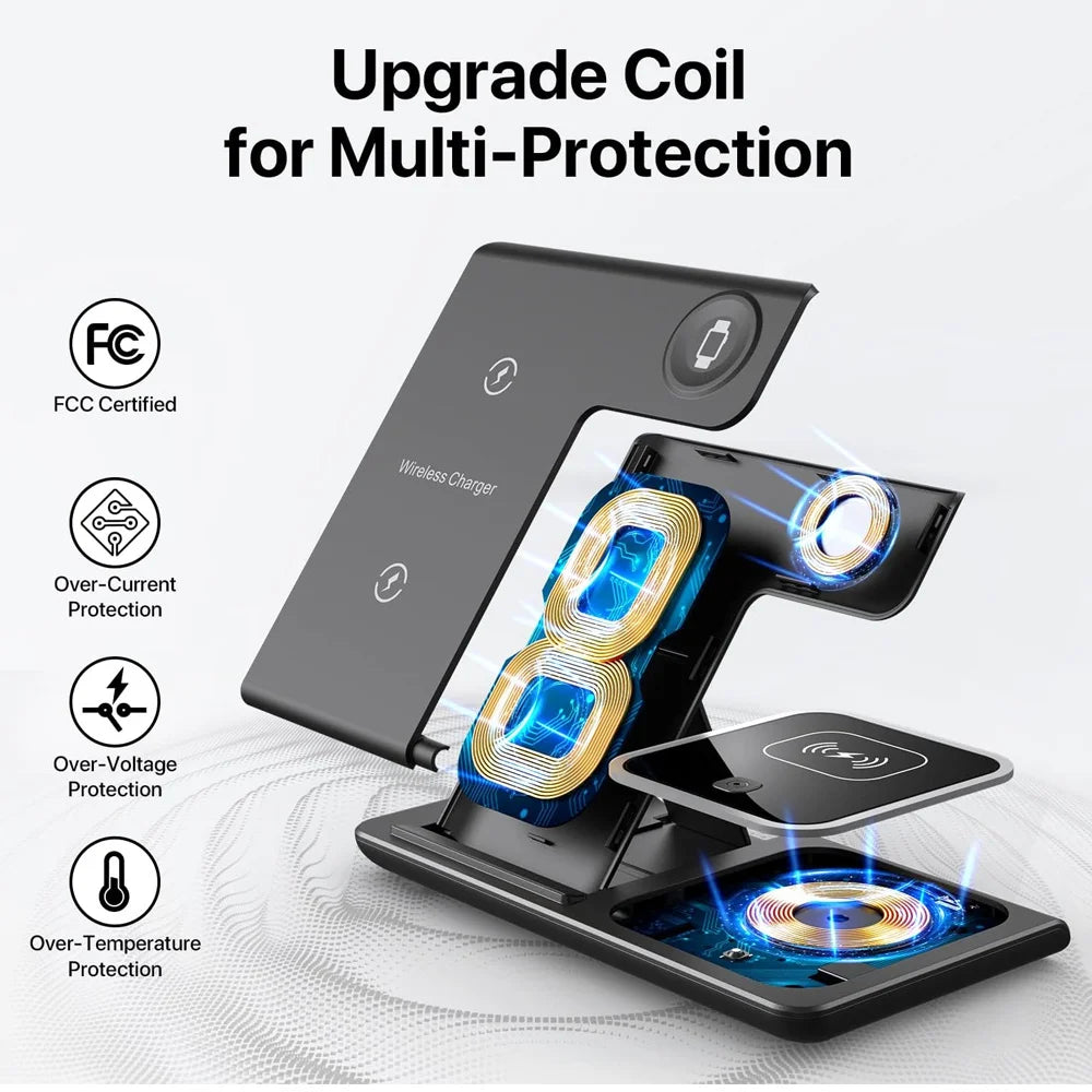 Ultimate 3-in-1 Wireless Charging Station