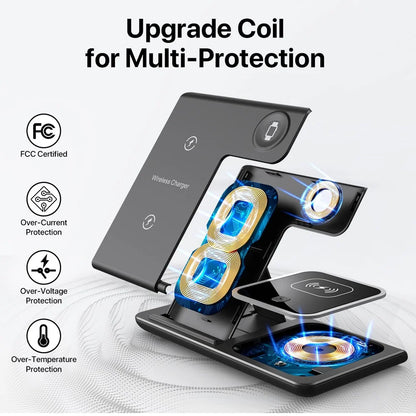 Ultimate 3-in-1 Wireless Charging Station