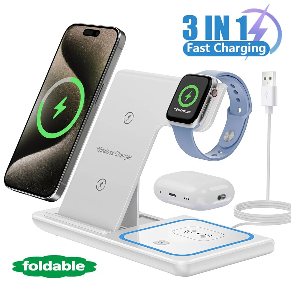 Ultimate 3-in-1 Wireless Charging Station