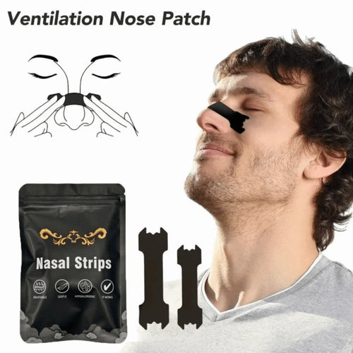 30Pcs New Hypoallergenic Nose Strips Non-Invasive Breathable Breath Nasal Strips Nasal Congestion Relief Strips Better Breathing